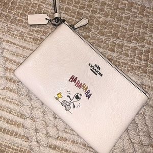 COPY - Coach Peanuts Snoopy Wristlet